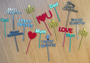 picture of engraved cake toppers